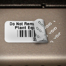 Tamper Evidence Exposure Resistant Polyester Labels Camcode