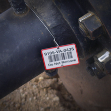 Teflon Coated Bar Code Labels for Leak Detection and Repair (LDAR) Applications
