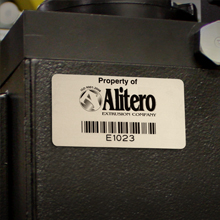 Custom Industrial Barcode Labels Stickers Metal Tags Camcode