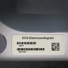 Foil UDI Bar Code Asset Labels for Medical Equipment Identification