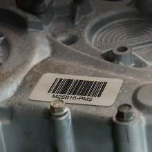 Metal Bar Code Labels for Industrial Work In Process Applications