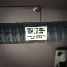 Durable Bar Code Cable Labels
