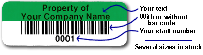 property-of security label