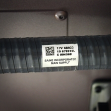 UID Cable Labels for MIL-STD-130