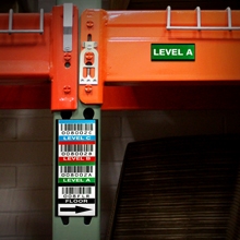 Multi-Level Warehouse Rack Labels