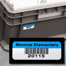 Polyester Bar Code Labels for Returnable Containers, Totes and Trays