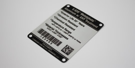High Heat Bar Code Labels