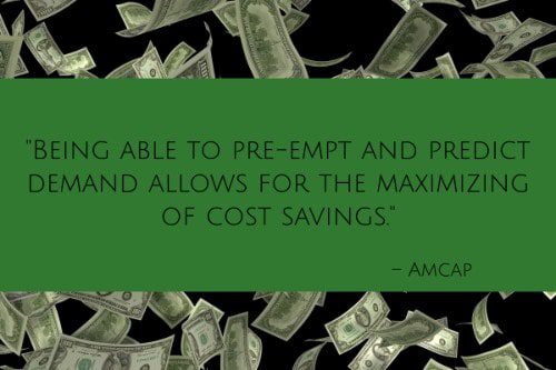 "Being able to pre-empt and predict demand allows for the maximizing of cost savings. With regards to inventory management, it allows your business to establish the minimum and maximum inventory levels. Inventory that is idle is costly because of the expenses incurred handling and monitoring, as well as the additional storage costs." – What is Inventory Management and Control?, Amcap