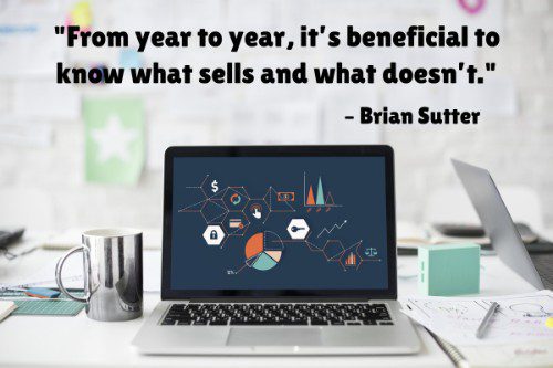 "From year to year, it’s beneficial to know what sells and what doesn’t." - Brian Sutter