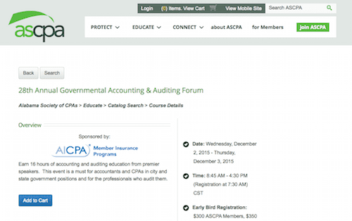 ASCPA 28th Annual Governmental Accounting & Auditing Forum