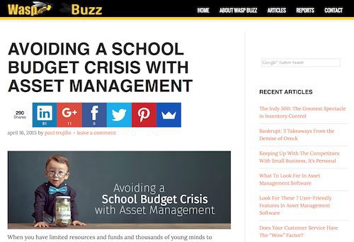 Avoiding a School Budget Crisis with Asset Management