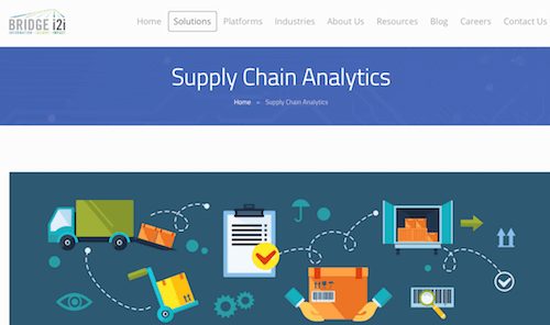 BRIDGEi2i Supply Chain Analytics