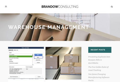 Brandow Consulting Warehouse Management Blog