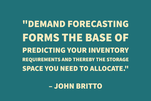 Forecast inventory demands