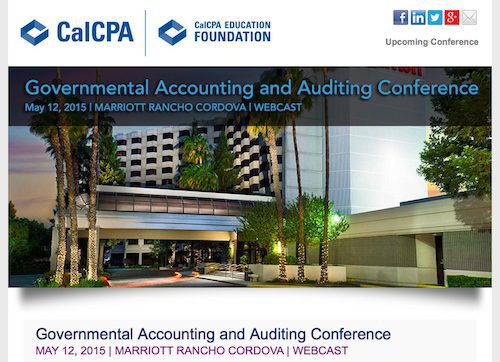 CalCPA Governmental Accounting and Auditing Conference