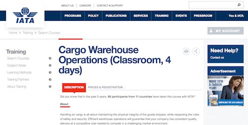Cargo Warehouse Operations