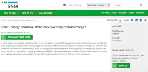 Count Manage and Move Warehouse Inventory Control Strategies