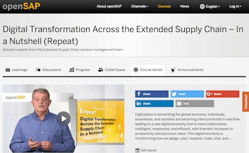 Digital Transformation Across the Extended Supply Chain - In a Nutshell