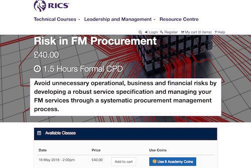 Facilities Management - Managing Risk in FM Procurement