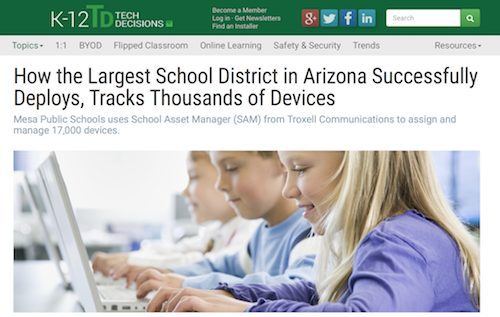 How the Largest School District in Arizona Successfully Deploys Tracks Thousands of Devices