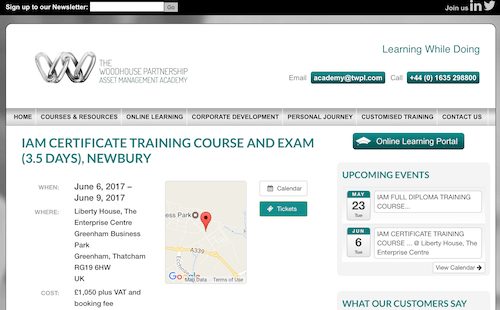 IAM Certificate Training Course and Exam