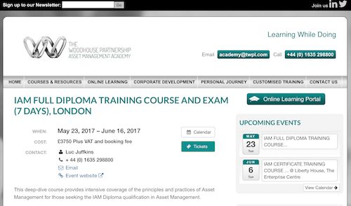 IAM Full Diploma Training Course and Exam
