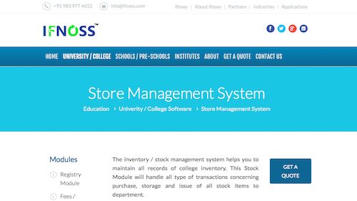 IFNOSS InventoryStock Management System