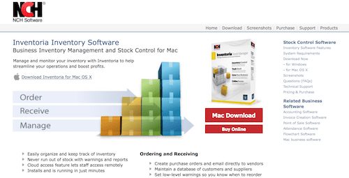 Inventoria Inventory Software