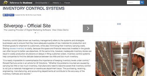 Inventory Control Systems