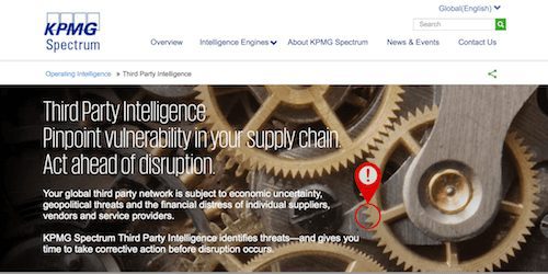 KPMG Spectrum Third Party Intelligence