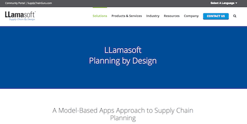 LLamasoft Planning by Design