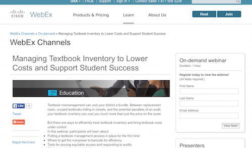 Managing Textbook Inventory to Lower Costs and Support Student Success