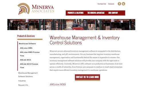 Minerva Associates Warehosue Management & Inventory Control Solutions