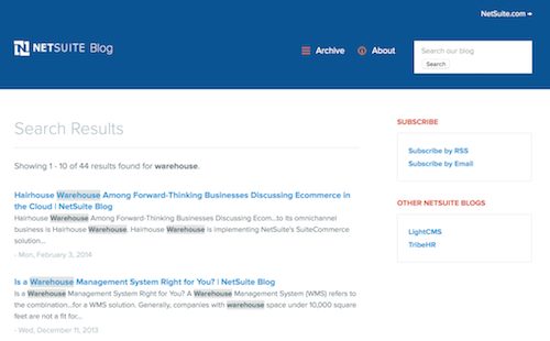 NetSuite Blog