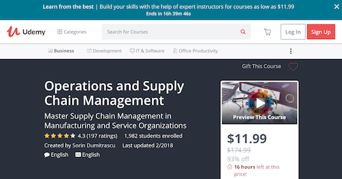 Operations and Supply Chain Management