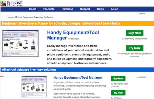 PrimaSoft Handy EquipmentTool Manager