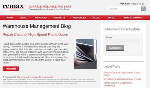 Remax Warehouse Management Blog