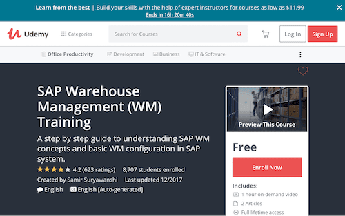 SAP Warehouse Management (WM) Training
