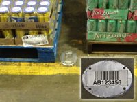 Save-a-lot warehouse floor labels from Camcode