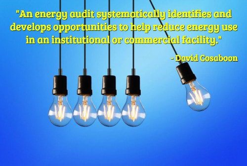 "An energy audit systematically identifies and develops opportunities to help reduce energy use in an institutional or commercial facility and, as a result, decrease building operating costs. Focusing the audit is imperative for maintenance and engineering managers." - Facilities Net