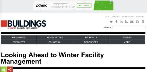  Looking Ahead to Winter Facility Management