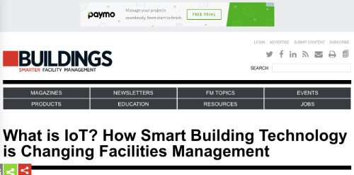 What is IoT? How Smart Building Technology is Changing Facilities Management