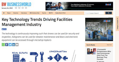 Key Technology Trends Driving Facilities Management Industry