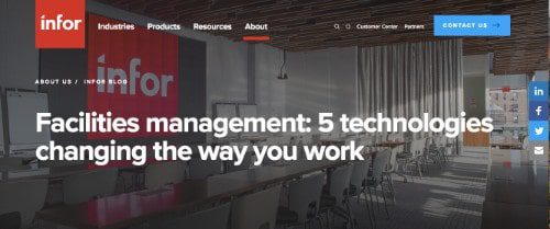 Facilities Management: 5 Technologies Changing the Way You Work
