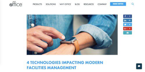 4 Technologies Impacting Modern Facilities Management