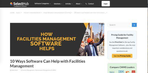 10 Ways Sofware Can Help with Facilities Management