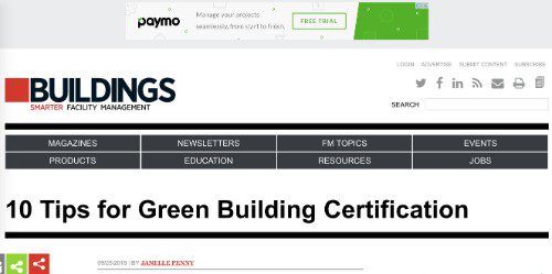 10 Tips for Green Building Certification