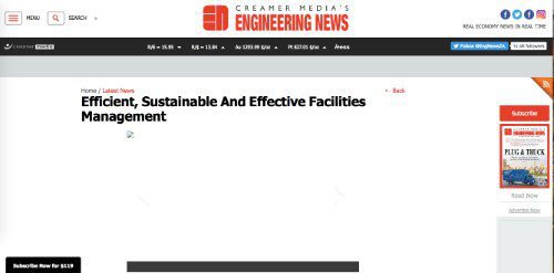 Efficient, Sustainable, and Effective Facilities Management