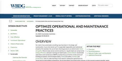 Optimize Operational and Maintenance Practices