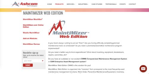Maintimizer Web Edition